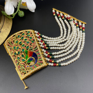 Design 2 Gold Plated Jadau Bracelet