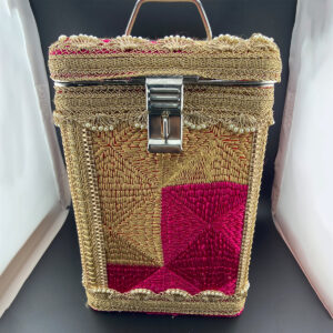Handmade Phulkari Storage Box Design 2